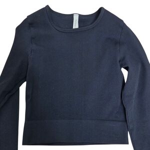 Babaton Black Ribbed Top